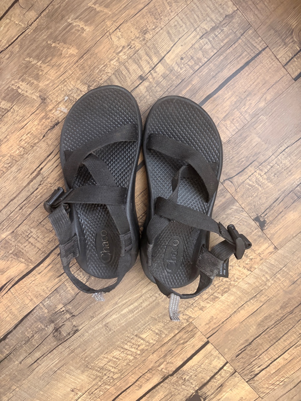 Chaco Z1 Classic Sandals Big Kids 3 Black Water Shoe Hiking Girls Boys